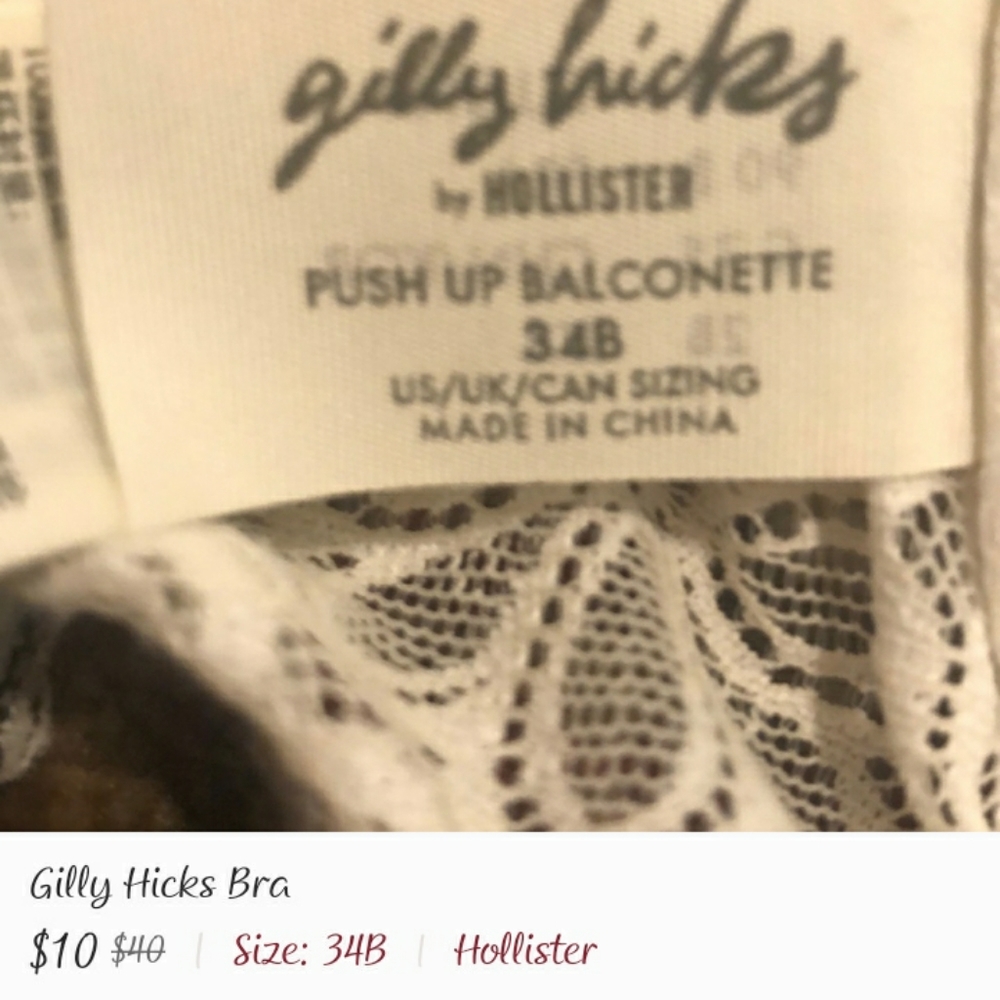 Gilly Hicks Bra